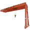 Einfache 5 Ton Semi Gantry Crane Red-Portalfarbe der Tonnen-20 der Tonnen-32 im Freien