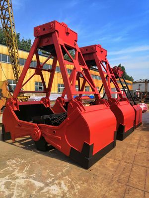 Seil-mechanischer Greifer Q235B-Stahl-vier für Kran 0.5-10 m-³ Volumen