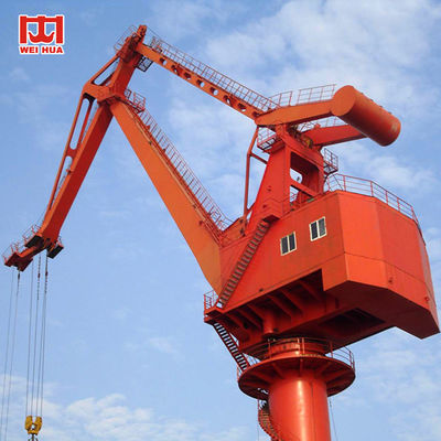 Art der Verbindungs-vier Boom beweglicher Hafen-Portal-Crane Portal Slewing Cranes 25t 45m