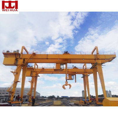 Kundengebundene MZ-Art Doppelt-Träger Goliath Gantry Crane 20 Ton With Grab