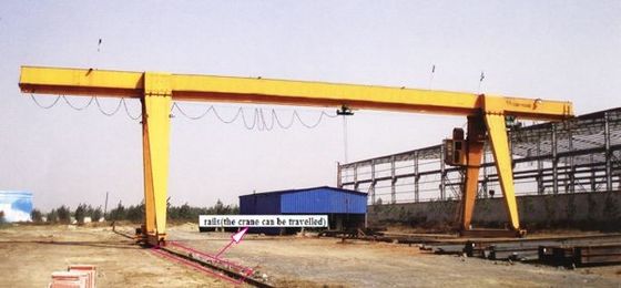 Schwerlast-MH-Typ Kabinenkontrolle 40m Aufzugshöhe Einträger-Gantry-Kran
