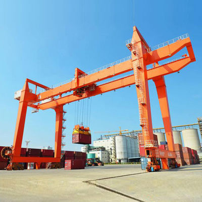 Q235B-Doppelt-Strahln-Behälter-Bock Crane Heavy Duty 60 Tonne für Hafen