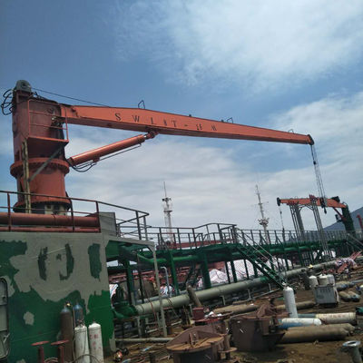 0 | 80 Herumdrehen Ton Hydraulic Stiff Boom Marine-Plattform-Crane With-BV 360°