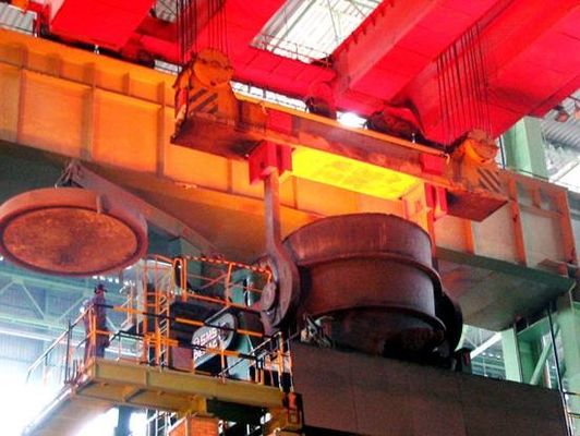 Tonne des doppelter Träger-metallurgische Stahlwerk-Kran-20 0 -5m/Min Lifting Speed