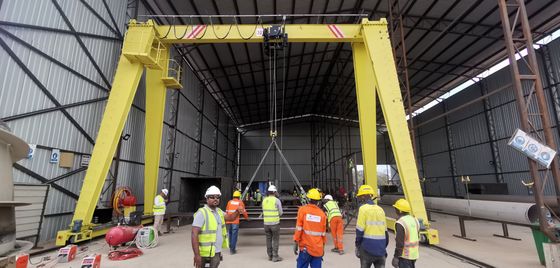 10-40m Spannen-mobile Hebemaschine Crane Single Girder Tyre 10 Ton Gantry Crane