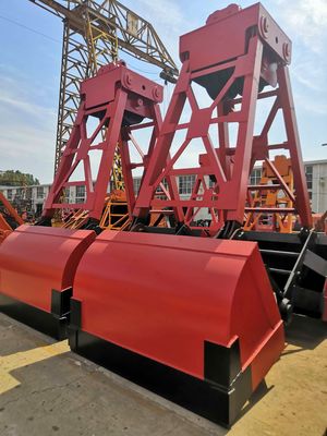 Seil-mechanischer Greifer Q235B-Stahl-vier für Kran 0.5-10 m-³ Volumen
