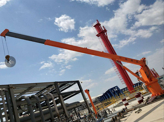 1 - Yacht-Plattform-Kran 30T elektrischer Marine Knuckle Boom Crane Q235B