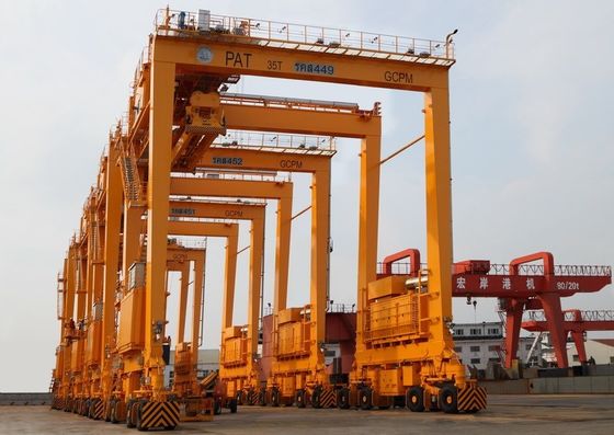 Tragbarer mobiler RTG RMG-Containerportalkran 40 t für Lager