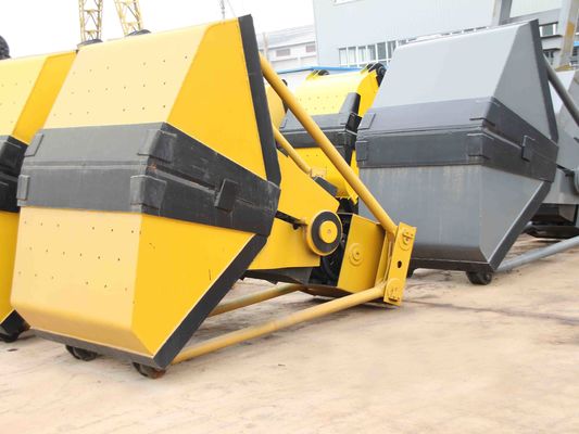 Gelbes 4 Seil Crane Grab Bucket 0,75 m-³ 1 m-³ Licht-Fettschrift