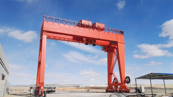 100 t MG Typ Doppelträger A-Rahmen-Portalkran mit elektrischer Hebemaschine 7,5 m ~ 35 m Spannweite
