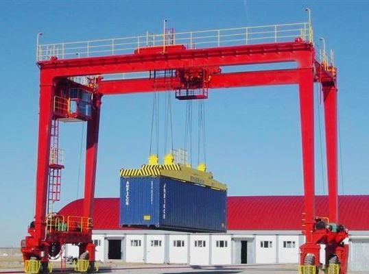 Harte Beanspruchung 5 - packte Gummireifen-Bock Crane For Outdoor 500t RTG Form ein