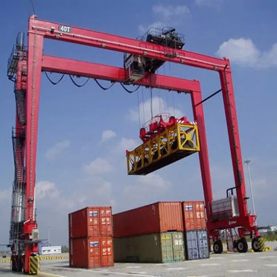 Behälter-Anheben Hochleistungsbehälter-Gummireifen-Bock-Crane Fors 35t 40.5t