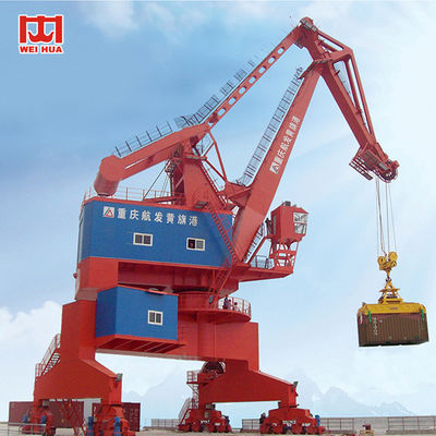 40 Tonne - 60 Ton Lattice Boom Harbour Portal Jib Crane Cabin Control