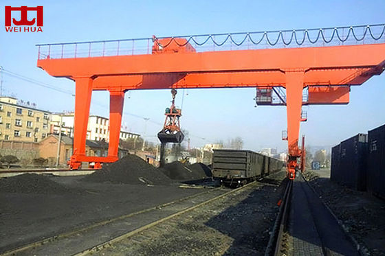 Kundengebundene MZ-Art Doppelt-Träger Goliath Gantry Crane 20 Ton With Grab