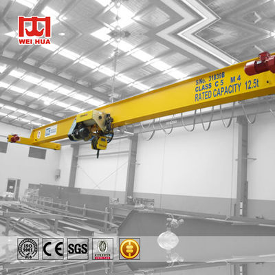Euroart 10 Tonne - 20 Ton Single Girder Overhead Travelling Crane For Garage