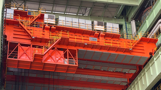 Metallurgischer doppelter Balkenbrücke-Brückenkran 160 der Spannen-18m Tonnen der Hubhöhe-32m