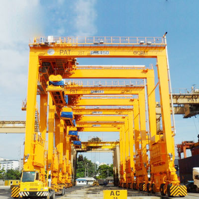 20 Behälter-hydraulischer Bock Crane Straddle Carrier 6 der Tonnen-RTG - Anheben 10m