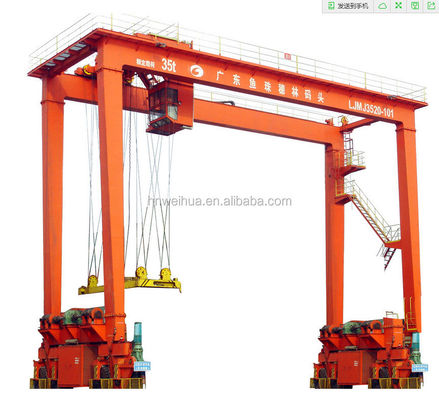 Kai-startender Behälter-Hafen Crane Port Use Mobile RTG 50 Tonne