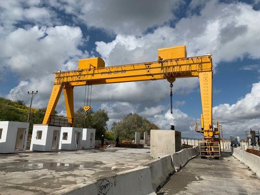 5 - 500 Tonnen Kapazität RTG-Krane Elektrische Doppelträger Gummi-Reifen Gantry-Kran
